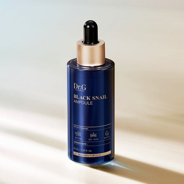 Dr.G Black Snail Ampoule 50ml Available on Seoulbazaar, your online store for trendy korean products.