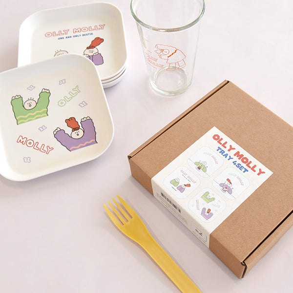 MONOLIKE Olly Molly Tray Set 2 Available on Seoulbazaar, your online store for trendy korean products.