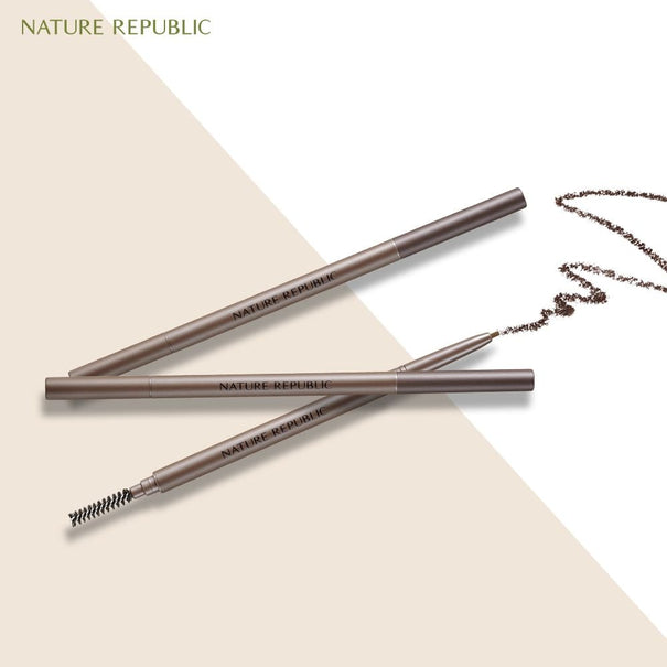 NATURE REPUBLIC Botanical Microfiber Brown Pencil disponible sur Ma petite Coree, ton Eshop 100% K-beauty en direct de Seoul