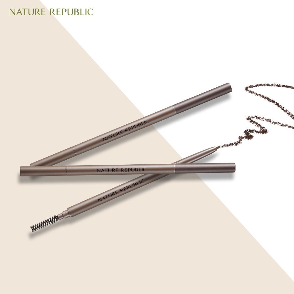 NATURE REPUBLIC Botanical Microfiber Brown Pencil disponible sur Ma petite Coree, ton Eshop 100% K-beauty en direct de Seoul