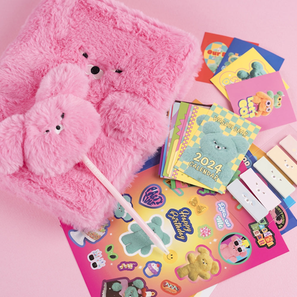 PINKFOOT Wasabi Bear Diary Available on Seoulbazaar, your online store for trendy korean products.