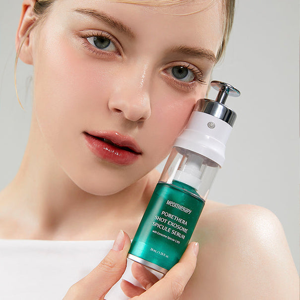 MEDITHERAPY Porethera Shot Exosome Spicule Serum 38ml & Minimizer Set Available on Seoulbazaar, your online store for trendy korean products.