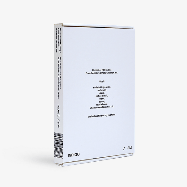 RM Indigo Album (Book Edition) Available on Seoulbazaar, your online store for trendy korean products.