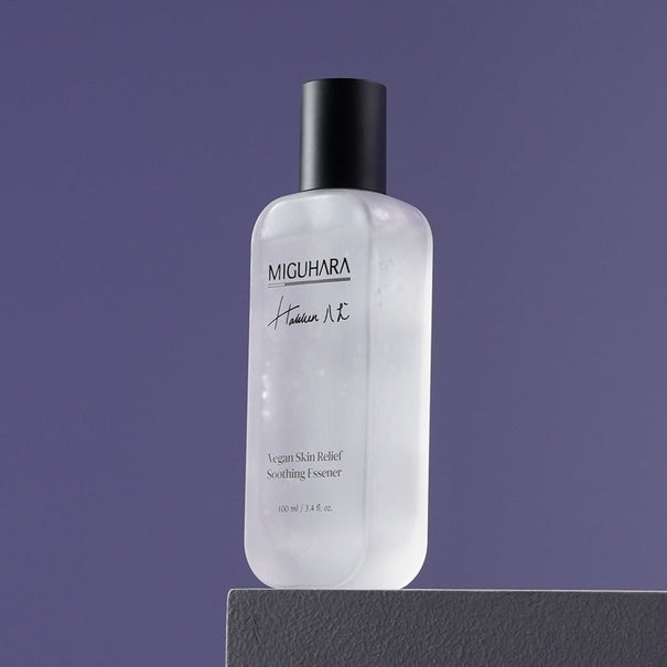 MIGUHARA Vegan Skin Relief Soothing Essener 100ml Available on Seoulbazaar, your online store for trendy korean products.