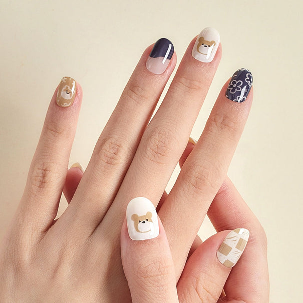 DASHING DIVA GLAZE Checker Bear - Gel Nail Available on Seoulbazaar, your online store for trendy korean products.