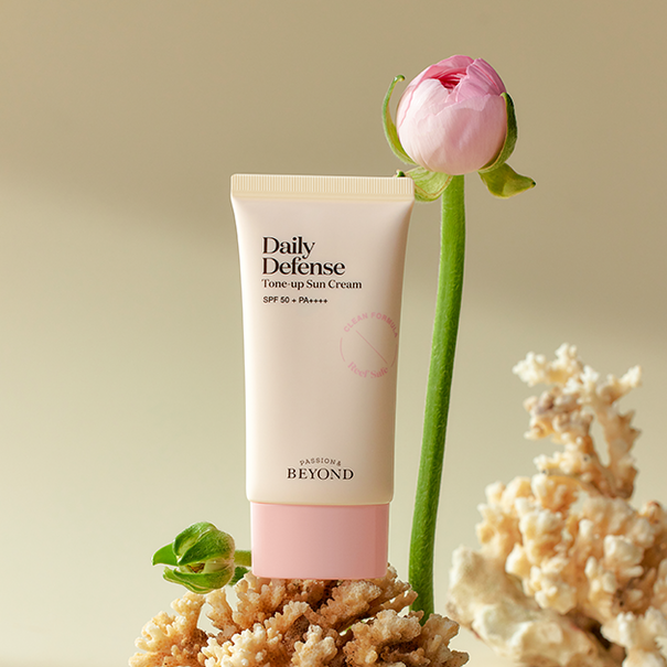 PASSION & BEYOND Daily Defense Tone-Up Sun Cream SPF50+ 50ml Available on Seoulbazaar, your online store for trendy korean products.