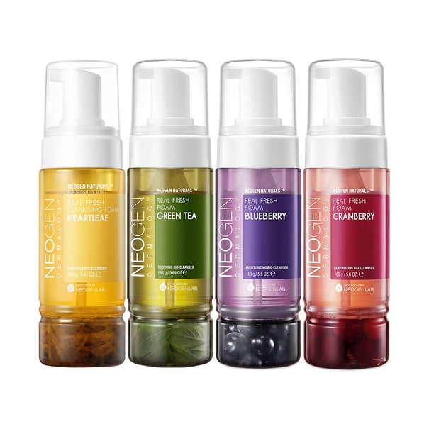 NEOGEN Real Fresh Foam Green Tea 160g Available on Seoulbazaar, your online store for trendy korean products.