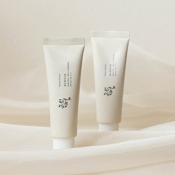 BEAUTY OF JOSEON Clear Rice Sun Cream Double Special set 50ml x2 Available on Seoulbazaar, your online store for trendy korean products.